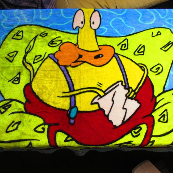 Heffer From Rockos Modern Life Blanket From Nick Box Exclusive - Picture 1 of 9